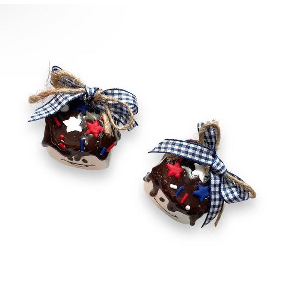 🆕 Faux Marshmallow Buddy/ S’mores,Tiered Tray Decor, Fake Bake - Picture 8 of 10